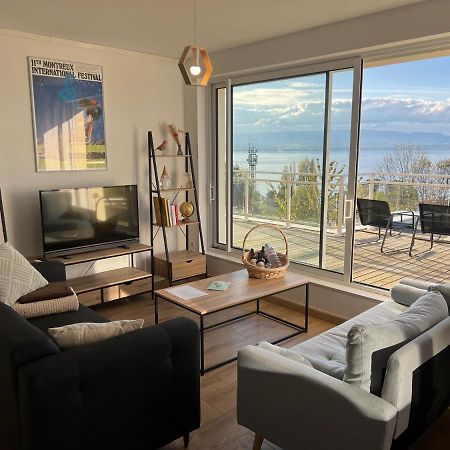 Leman Panoramique Avec Terrasse A Deux Pas Du Centre-Ville Évian-les-Bains Exterior foto