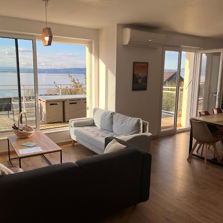 Leman Panoramique Avec Terrasse A Deux Pas Du Centre-Ville Évian-les-Bains Exterior foto