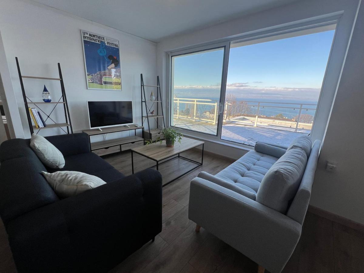 Leman Panoramique Avec Terrasse A Deux Pas Du Centre-Ville Évian-les-Bains Exterior foto