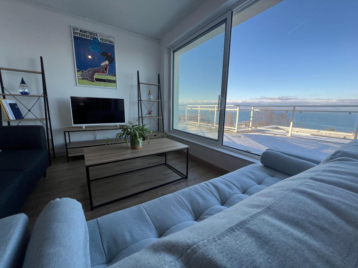 Leman Panoramique Avec Terrasse A Deux Pas Du Centre-Ville Évian-les-Bains Exterior foto